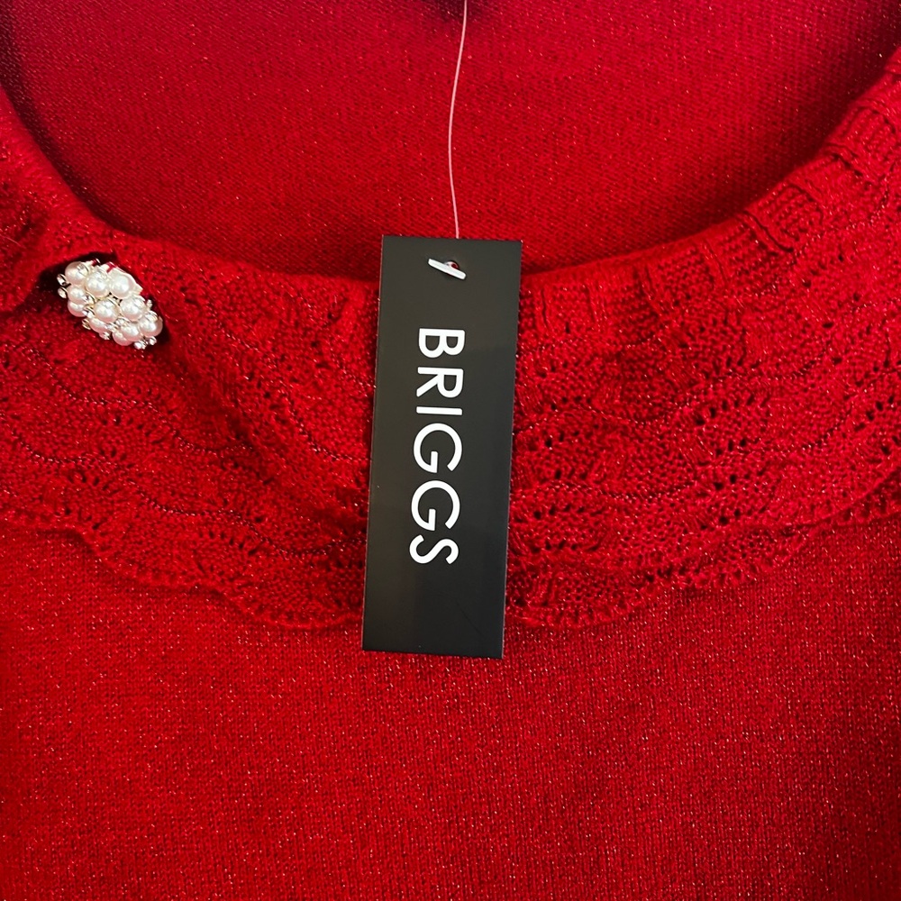Briggs Women's Red Sweater - Picture 2 of 5